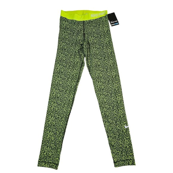 Nike Leopard Print Dri-fit Leggings Size M Style 684677 - Picture 1 of 7